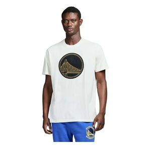 💵NEW💵Game 7 NBA Golden State Warriors off white crew neck cotton Tshirt
